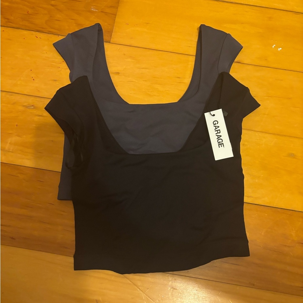 Two garage tee shirts